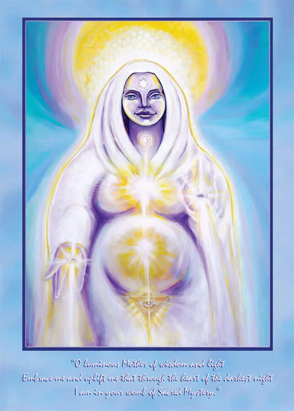 Katherine Skaggs Sophia Wisdom Altar Card Divine Feminine Art