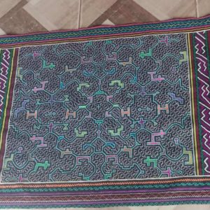 Shipibo Woven Song Cloth LG - Song of Master Plants to Heal the Body and Mind