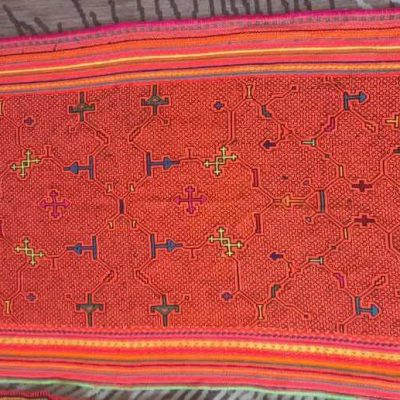 Shipibo Woven Song Cloth XLG - Song of Ayahuasca to Heal