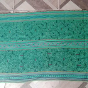Shipibo Woven Song Cloth LG - Medicine of Tobacco for Protection