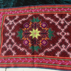 Shipibo Embroidered Song  Cloth - Plant songs for Stamina and Good Health